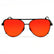 Cristina Red Aviator Sunglasses