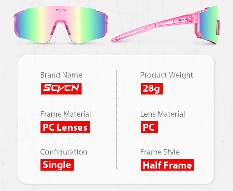 DAVOUDIE AeroShield UV400 Sport Sunglasses