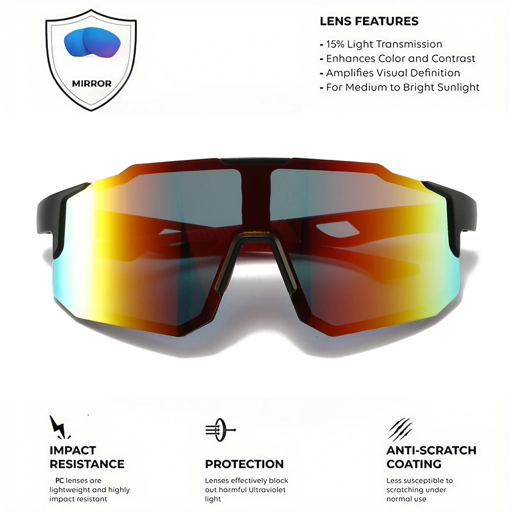DAVOUDIE AeroShield UV400 Sport Sunglasses