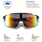 DAVOUDIE AeroShield UV400 Sport Sunglasses