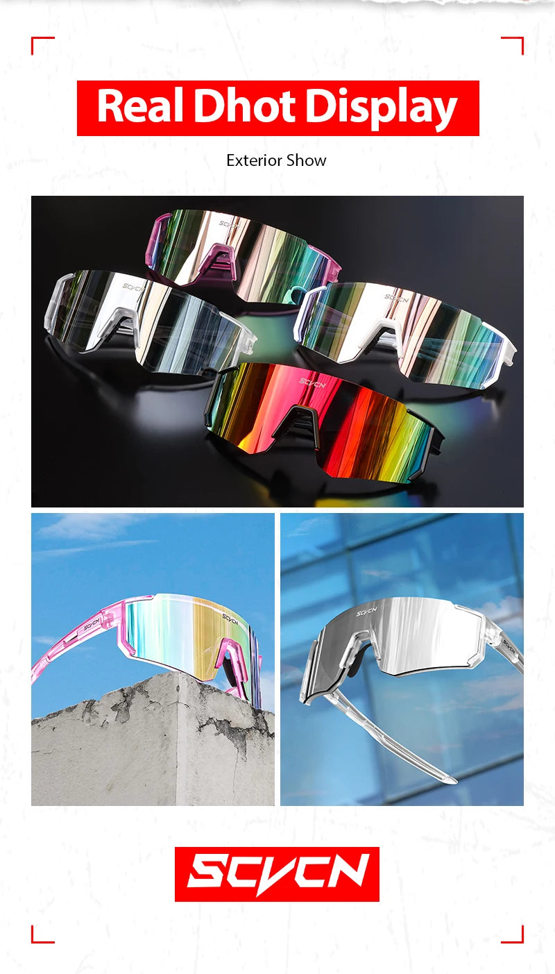 DAVOUDIE AeroShield UV400 Sport Sunglasses