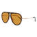 Ivy Yellow Round Aviator Sunglasses
