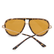 Ivy Yellow Round Aviator Sunglasses