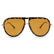Ivy Yellow Round Aviator Sunglasses